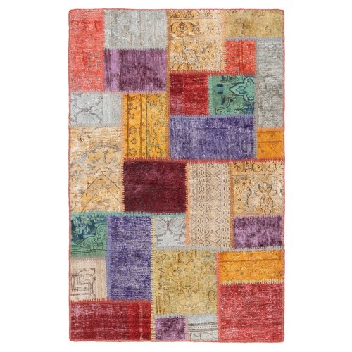 Tapis patchwork 151x98 - 151x98, fait
