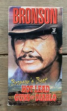 HOT LEAD & GUNS OR DIABLO CHARLES BRONSON 2 TAPE MOVIES BOX SET VHS