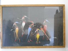 tableau africain peinture