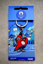 Porte Clé JO Paris 2024 Jeux Olympiques - Mascotte Bienvenue - France 