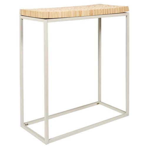 Console bois rondin 84cm - en,