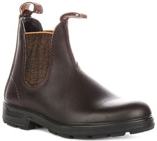 Bottes En Cuir À Élastique Herringbone Pour Femmes Blundstone Marron UK 4 - 7