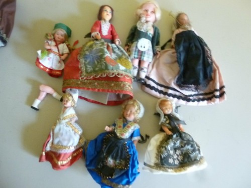 Lot poupees anciennes - 7,