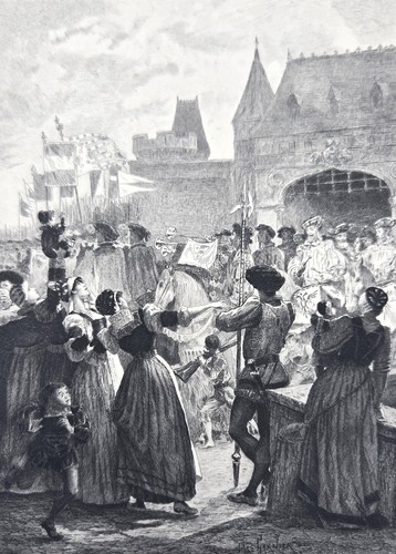 Eau forte fiancee du - eau, la