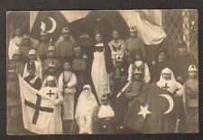 TRIPOLI (LIBYE) CARNAVAL "PRO TRIPOLI" LA LIRA AOSTANA "FILARMONICA" animé 1910