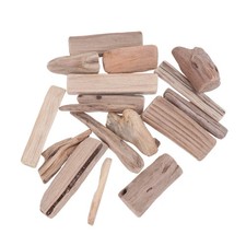  30 Pcs Déco Aquarium Bois