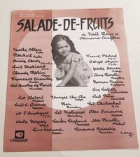 Partition vintage sheet music