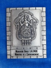 SLP ! MEDAILLE Medal - R.B. BARON - DUNKERQUE / MINISTRE BRICE LALONDE  1991