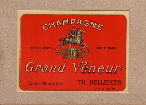Etiquette champagne grand - etiquette,