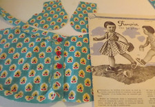 KIT découpé vêtement poupée,Françoise modes et travaux,Juillet 1955,dernier(LIRE