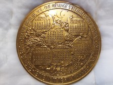 médaille calendrier 1983 en