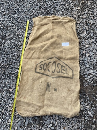Ancien sac toile de - ancien, jute
