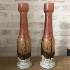 Legras Paire De Vases Tulipier