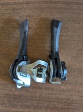 Manette double  dérailleur SIMPLEX fixation cadre et collier vélo ancien vintage