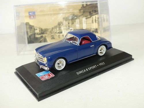 Simca sport 1952 bleu altaya - sport,