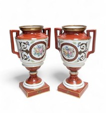 Paire de pot en porcelaine -