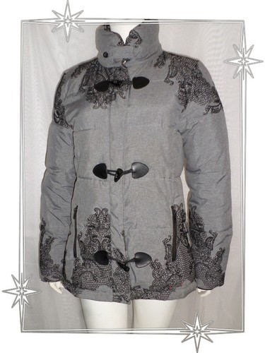 Blouson doudoune gris - -,