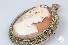 Broche 925 Argent Intaille