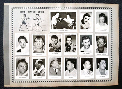 Felix potin 1952 boxe - boxe,