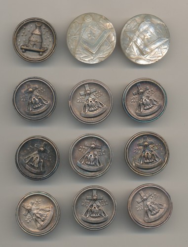 Lot boutons manchettes - de, de