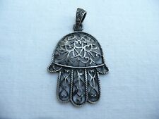 main de fatma ancienne vintage en argent marocain berbère MAROC