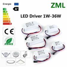 LED Transformateur driver 220V à DC 12V 24V 36V Alimentation 300mA 3W 8W 18W 25W