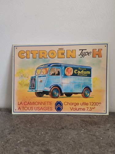 Plaque émaillée citroën - plaque,