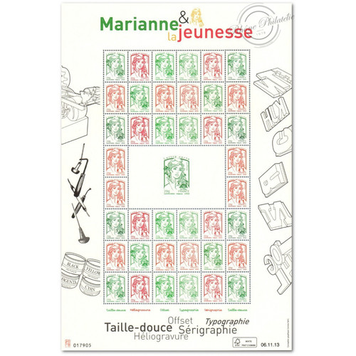 Feuille france f4774a timbres - f4774a,
