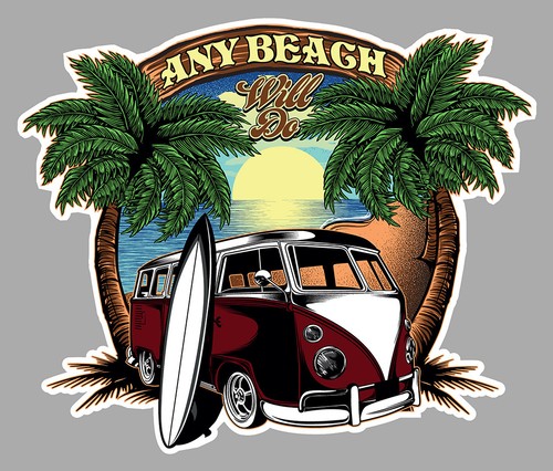 Hawai californie plage combi - plage,
