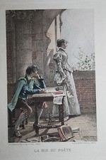 1884 Estampe originale Adrien