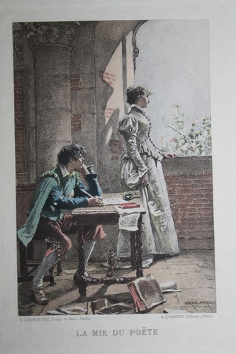 1884 estampe originale adrien - 1884,
