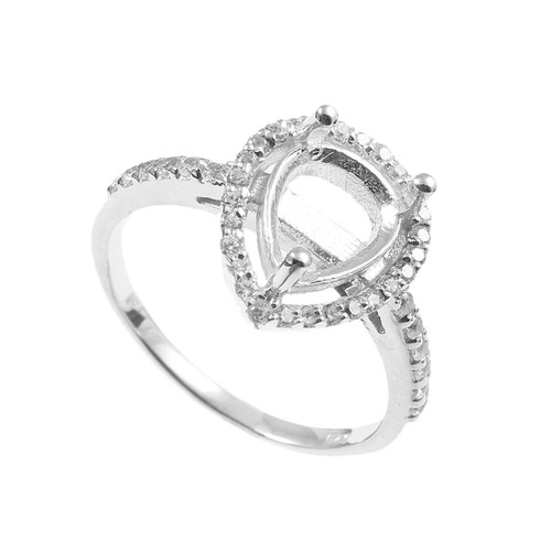 Bague semi monture - , en