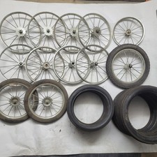 Stock Roue Fer Cerceau Jante Vélo Enfant Époque Vintage Années 70 10" 12" 14"