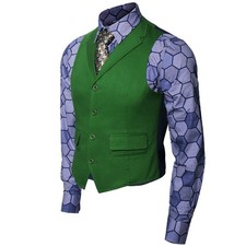 Joker Costume Chemise Veste