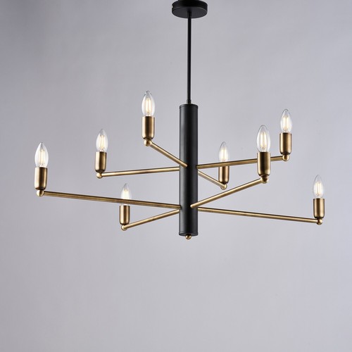 Lustre design moderne noir - noir, et