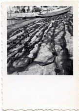 Port bateau filets de pêche -