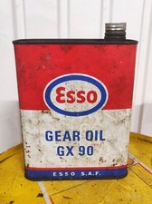 Ancien Bidon ESSO GEAR OIL GX