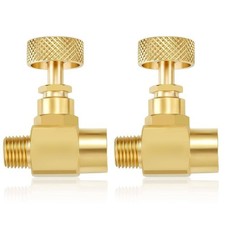 Vanne à aiguille en laiton pour régulation de débit qualité industrielle ave