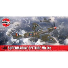 Maquette Airfix Spitfire Mk.ixe 1/48, 124 Pièces, Formes Fidèles, Cockpit Détail