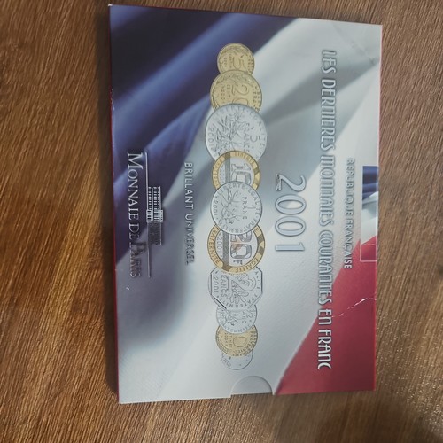 Coffret monnaie paris 2001 - coffret,