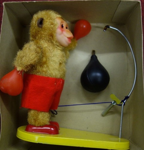 Japan boxing monkey wind up - japan,