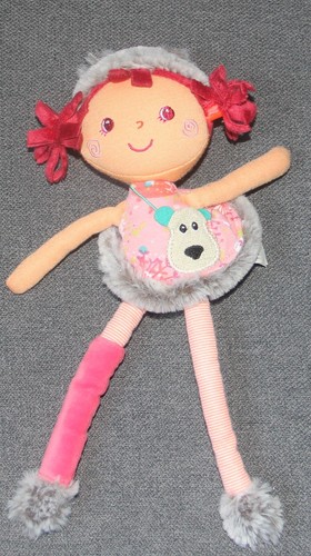 Doudou poupée fille cesaria - poupée,