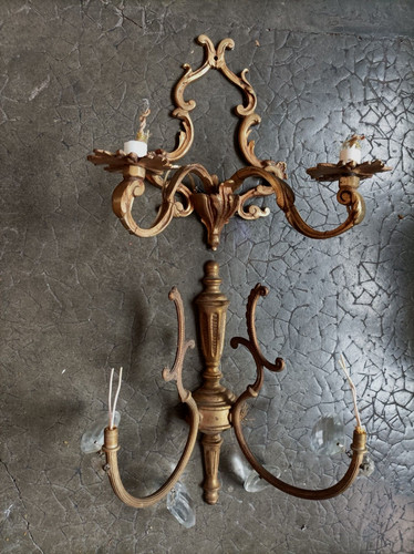 Appliques double bronze - appliques, en