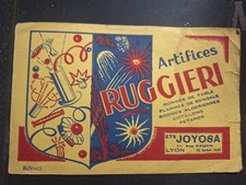 buvards publicitaires Artifices RUGGIERI JOYOSA LYON