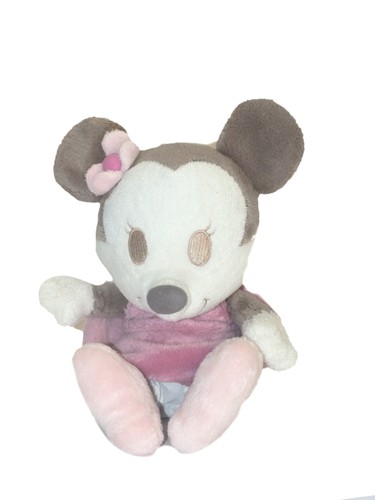 Doudou minnie robe mauve gris - doudou,