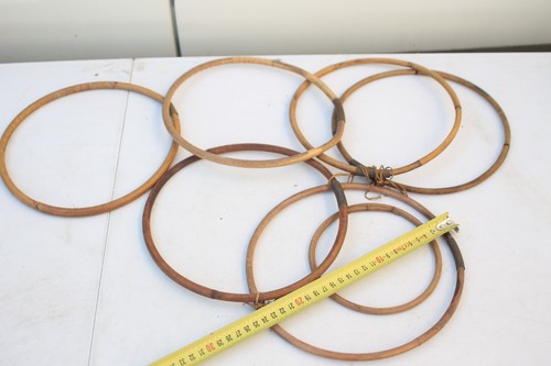 Lot ancien cerceau tambour - 7,