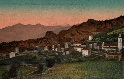 Cpa piana corse du - -,