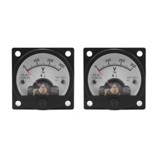 2X AC 0-300V Voltmetre