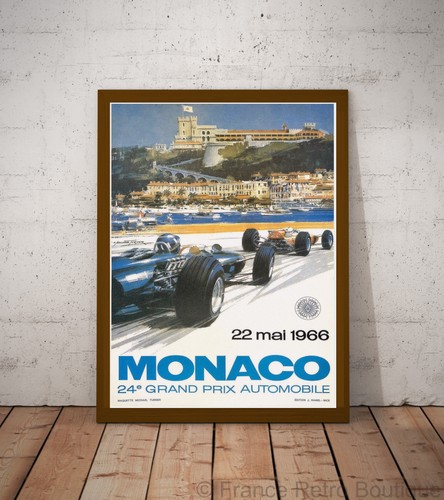 Poster affiche monaco grand - monaco,