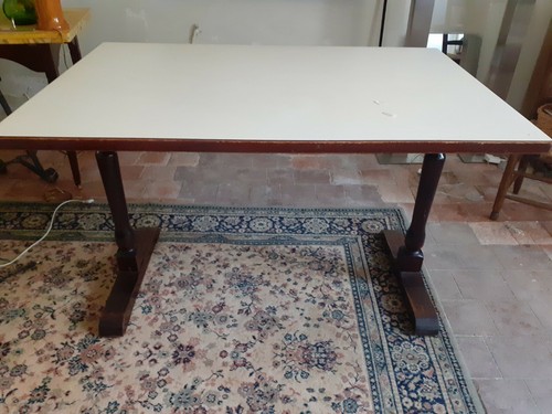 Table bistrot vintage - table,